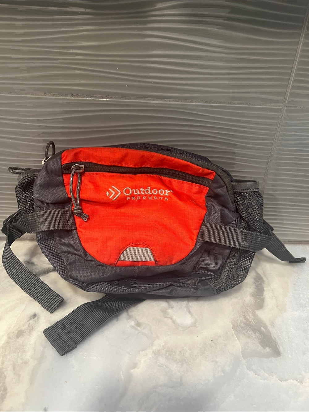 Outdoor Products Men's Red and Gray Belt Bag — Compact Everyday Carry